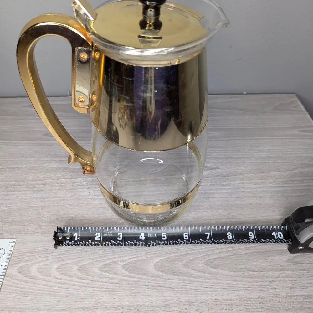Vintage Silex Duette Coffee Tea Serving Carafe Mid Century Modern
